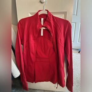 Lululemon define jacket in red